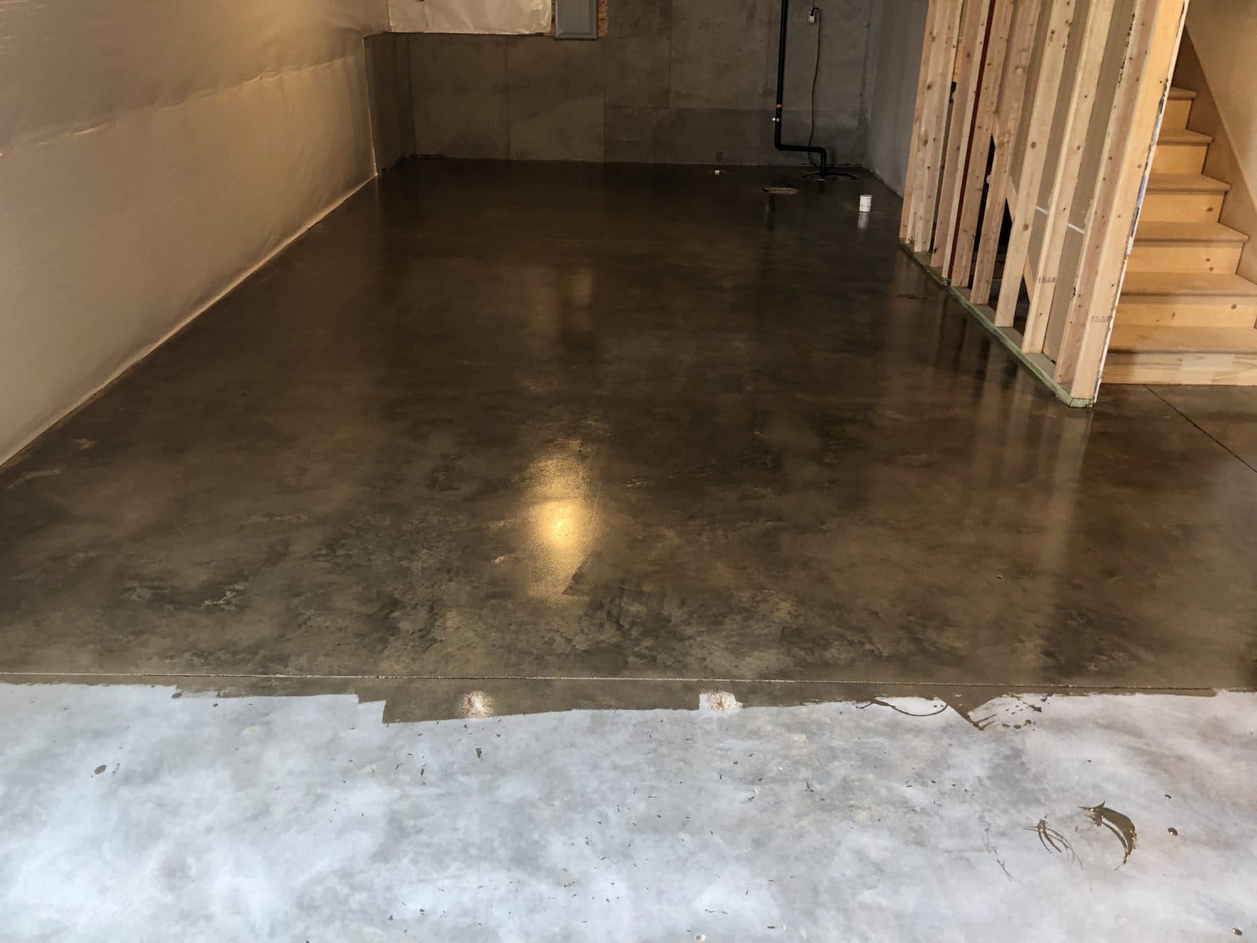 Basement Stain & Polish