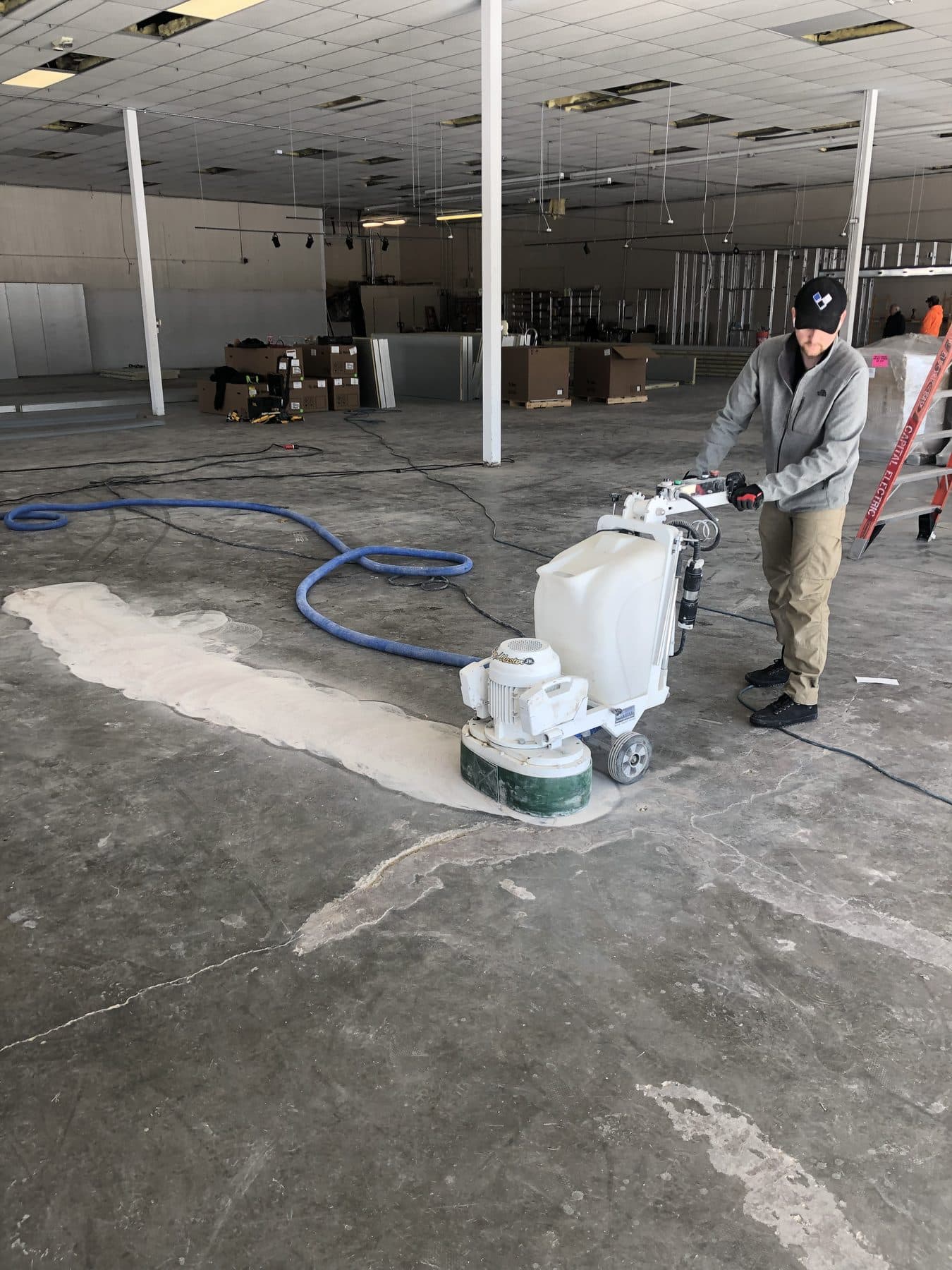 Grinding a Stripped Retail Space